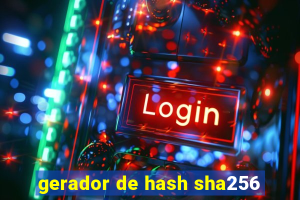 gerador de hash sha256